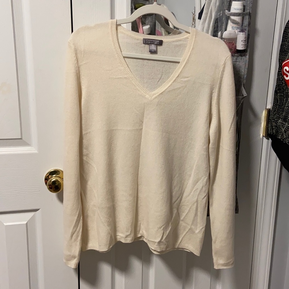 Cashmere Cream Sweater By CharterClub